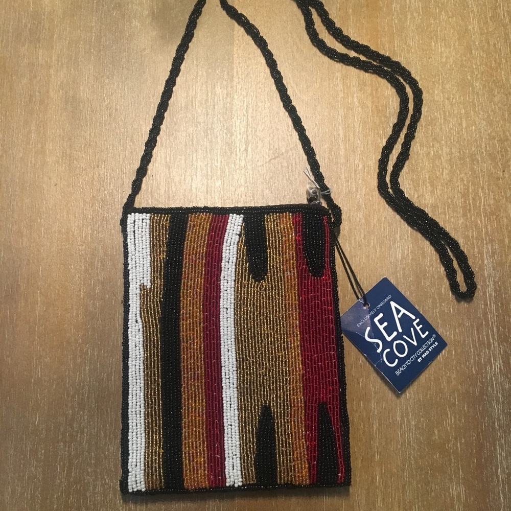NWT!!  Sea Cove beaded crossbody handbag!